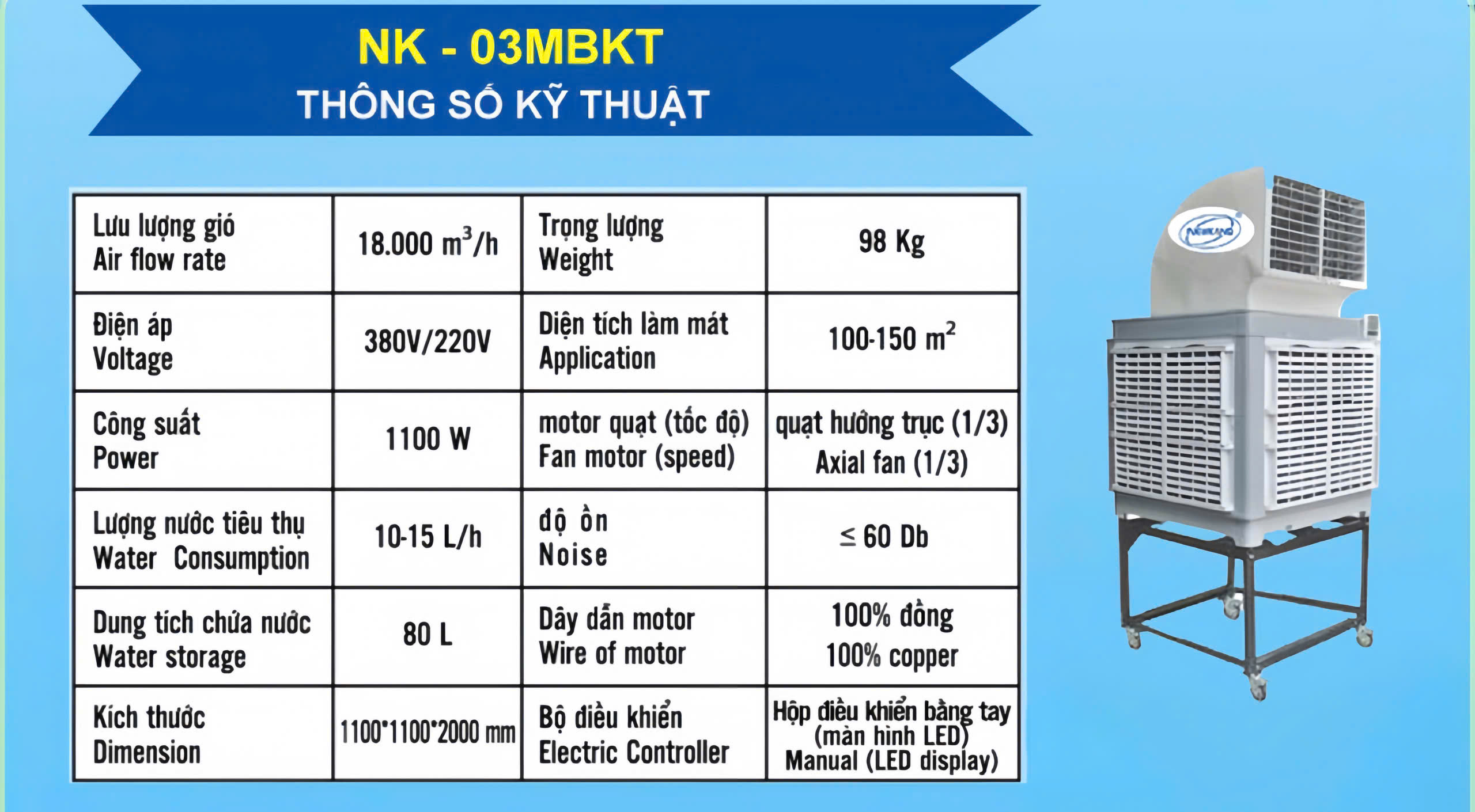 Quạt làm mát công nghiệp