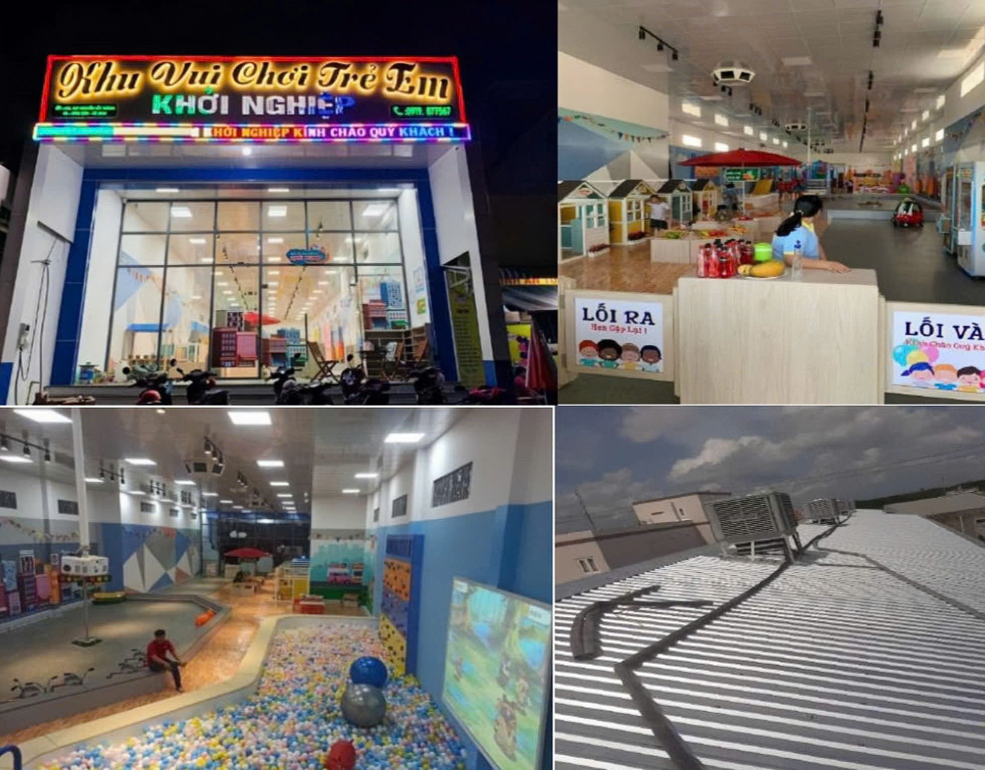 Hệ thống làm mát khu vui chơi