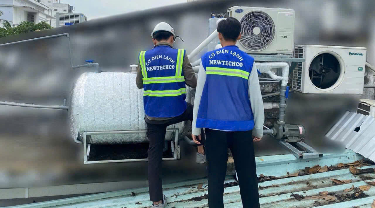 Chiller làm lạnh nước