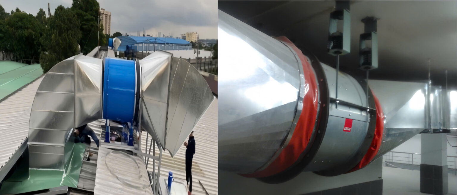 Quạt hướng trục thông gió xưởng