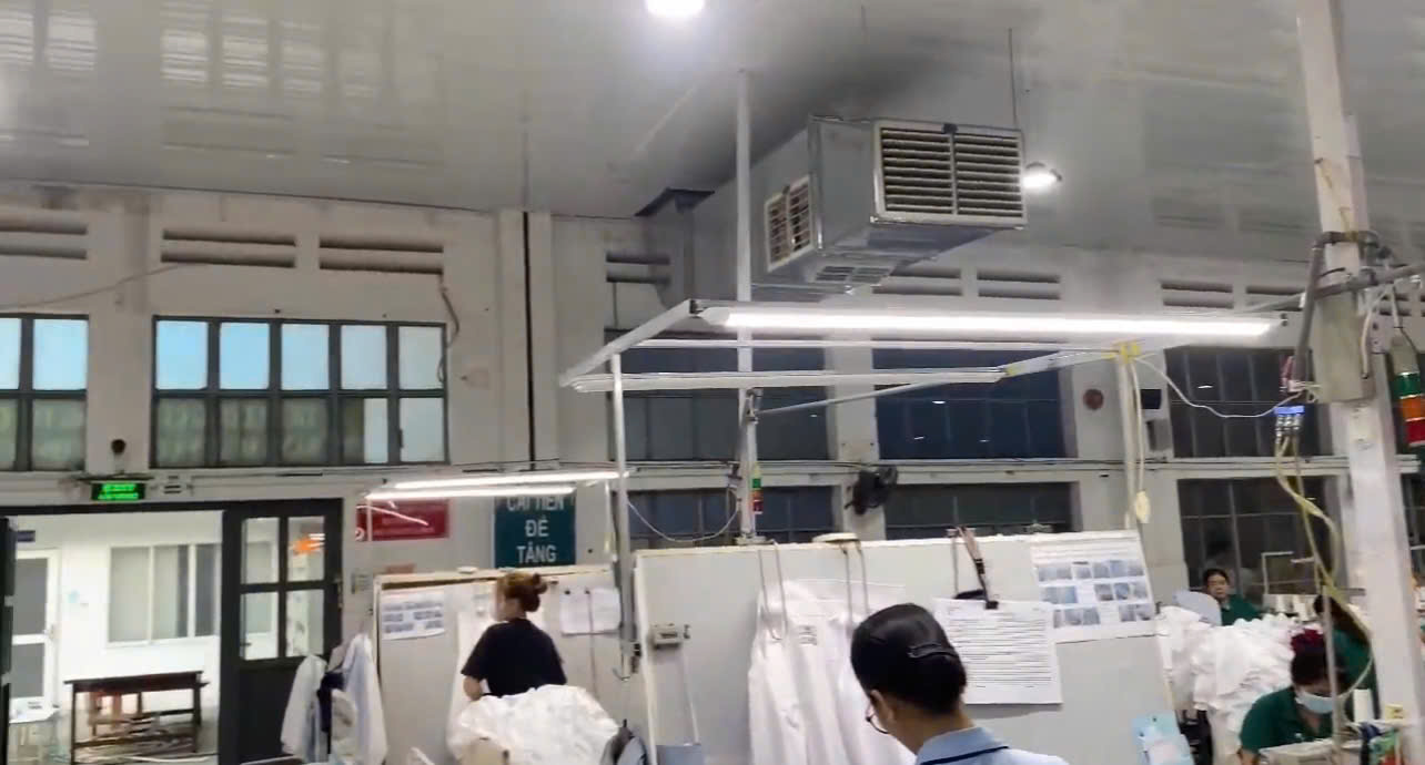 Làm mát nhà xưởng