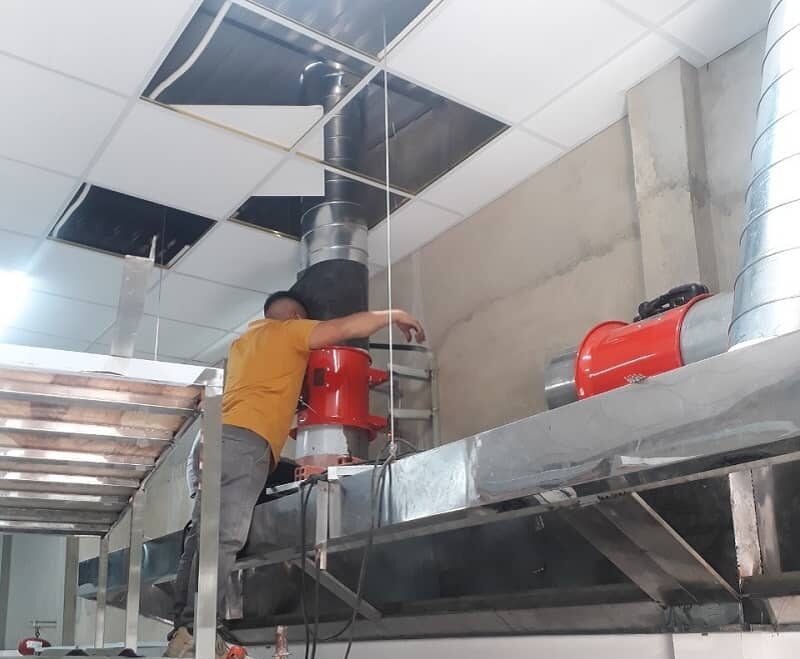 Hút khói mùi công nghiệp