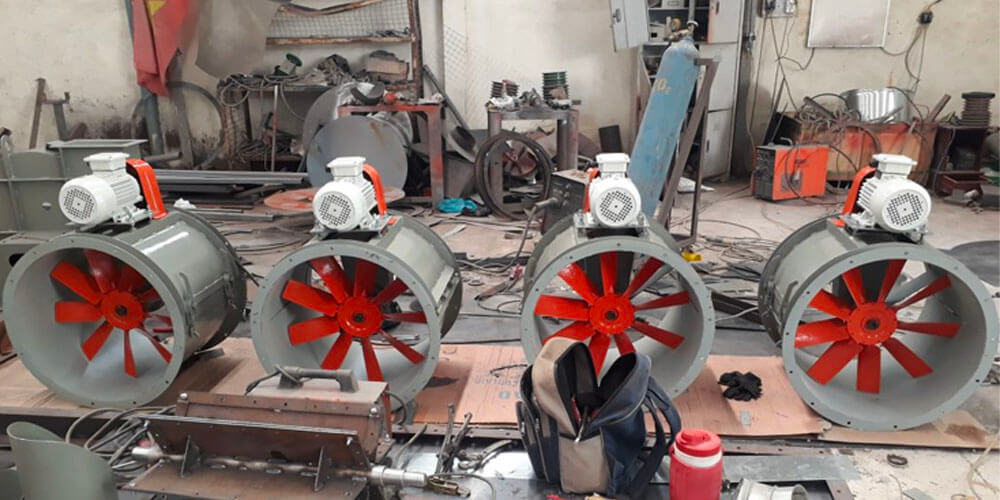 Quạt hướng trục gián tiếp